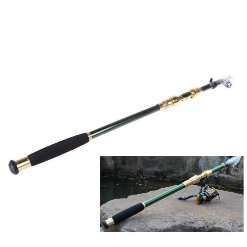 21m 689ft Portable Telescope Fishing Rod Travel Spinning Fishing Pole