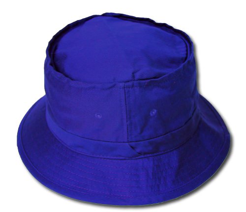 Plain Blank Bucket Fishing Hat, Sm/Med.- Royal Blue - Fishing Outings